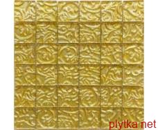 Мозаика S-MOS KH10, 30х30 желтый 300x300x8 глянцевая