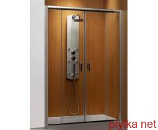 Двері душові Premium Plus DWD 1600 хром/коричневі