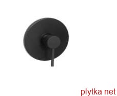 Змішувач 1-функціональний прихованого монтажу DAFNI, круглий, чорний