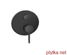 Змішувач 2-функціональний прихованого монтажу DAFNI, круглий, чорний