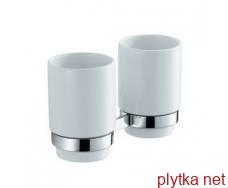 KEA-11116CH 2 керамічних склянки з настінним тримачем