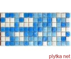 Керамічна плитка Мозаїка R-MOS MIX-YN123230 SKY MIX синій 327x327x4