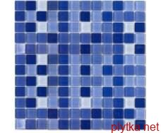 Керамічна плитка Мозаїка S-MOS (B15B13B11B10B09B08) VIOLA MIX синій 300x300x4 матова
