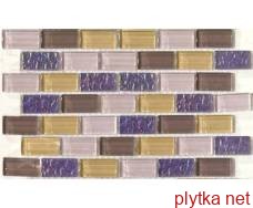 Керамічна плитка Мозаїка S-MOS CHT05(CT05) BRICK LILA бузковий 306x324x6