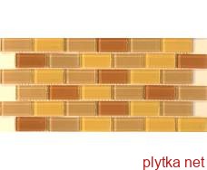 Керамічна плитка Мозаїка S-MOS HT 198 MIX C BEIGE помаранчевий 300x300x4