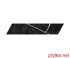 Керамогранит TINOS CHEVRON Black, White черный 80x400x0 сатинована белый
