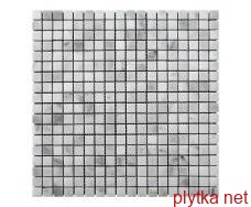 Мозаика Стар. МКР-1С (10х10) 6 мм Mix White белый 10x10x6 матовая