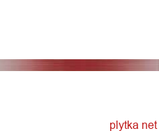 Керамическая плитка LISTELO LOGIC BURGUNDY 4,3X60 красный 43x600x8 глянцевая