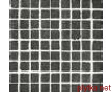Керамическая плитка Spaccatella black 3x3 черный 30x30x10 матовая