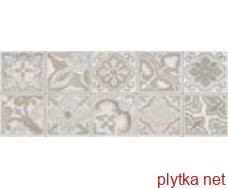 Керамічна плитка DOLORIAN decor light silver сірий 230x600x10 глянцева