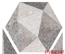 Керамическая плитка HEXAGONO LUTON MULTICOLOR 2 серый 230x266x8 матовая
