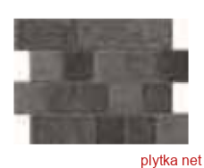 Керамическая плитка Mosaico Spacco   Nevers   tessera 7,5x7,5 черный 75x75x8 глянцевая