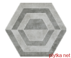 Керамическая плитка Scratch Grys Heksagon A 29.8x27 серый 298x270x8 матовая