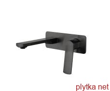 Змішувач для раковини Qtap Slavonice прихованого монтажу QTSLA273GMB45920 Gunmetal Black PVD