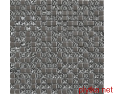 1078 Мозаїка мікс платина-платина рифлена  300x300x0