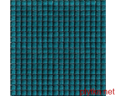 2085 Мозаика моно бирюза рифленая синий 300x300x0