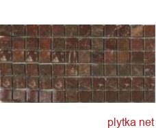 Керамічна плитка Мозаїка C-MOS VIOLET ROJO POL (ROSSO OLIVA) темний 15x15x15