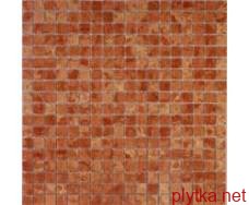 Керамічна плитка Мозаїка C-MOS ROSSO VERONA POL помаранчевий 15x15x15