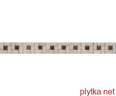 Керамическая плитка TIRA CALIOPE фриз бежевый 38x400x6 глазурованная 