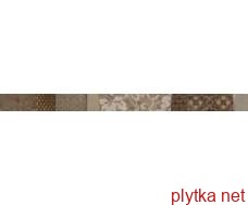 Керамическая плитка LIST ORNAMENTAL ORO фриз коричневый 600x45x6