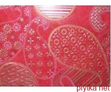 Керамічна плитка DEC FOLK ROJO декор червоний 316x450x8 матова