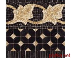Керамічна плитка CEN MIDAS-PR NEGRO декор, 435х435 темний 435x435x10 глянцева