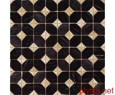 Керамическая плитка ILIADA-PR NEGRO, 435х435 темный 400x400x10 глянцевая