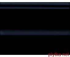 Керамическая плитка ZOCALO NEGRO фриз черный 150x200x6 матовая