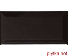 Керамическая плитка BISELADO NEGRO BRILLO черный 200x100x6 глазурованная 