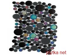 Керамическая плитка L240100021 MOON GLACIER METALLIC BLACK декор темный 190x290x8 матовая