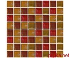 Керамічна плитка Мозаїка TO-MOS METALLIC A111+A112+A113+A114 APRICOT помаранчевий 300x300x6