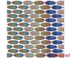 Керамическая плитка Мозаика J-MOS SB47-T+SC46-T ELLIPSE WINTER синий 300x305x6