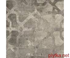 Керамогранит Плитка 13,8*13,8 Amazonia Ethnic Grey серый 138x138x0 структурированная глазурованная  рельефная