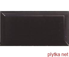 Керамическая плитка Metro Black Matte черный 100x200x0 матовая