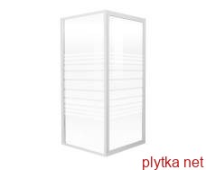 frida душевая кабина 90*90*185см (стекла + двери), профиль белый, стекло &quot;frizek&quot;
