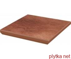 Керамічна плитка Клінкерна плитка TAURUS BROWN 33х33 (кутова сходинка з капіносом) NEW 0x0x0