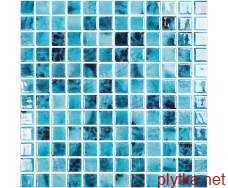 Керамическая плитка Мозаика Мозаїка 31,5*31,5 Nature Olympic 5605 голубой 315x315x0 глянцевая
