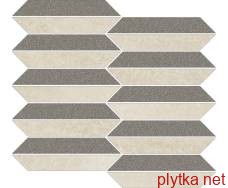 Керамічна плитка Мозаїка MYSTIC SHADOWS BEIGE MOZAIKA CIĘTA MIX MAT 27.4х29,8 (мозаїка) 0x0x0