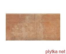 Керамічна плитка Сходинка пряма Scandiano Rosso 30x60 код 1138 Ceramika Paradyz 0x0x0