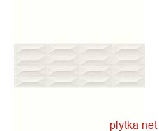 Керамическая плитка M4KT COLORPLAY WHITE STRUTTURA CABOCHON 3D RET 30x90 (плитка настенная) 0x0x0