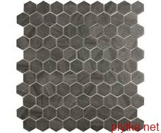 Керамическая плитка Мозаика Мозайка 31,5*31,5 Desert Steeple Grey Hex серый 315x315x0 матовая