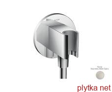 Шланговое подсоединение Fixfit Porter Round с держателем, Stainless Steel Optic (36733800)