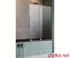 Шторка на ванну Furo PND II двері 588Rx1500 хром/прозоре