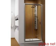 Душевая дверь Premium Plus DWJ 1200x1900 хром/коричневое