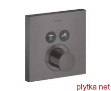 Термостат для двох споживачів Axor ShowerSelect square прихованого монтажу Brushed Black Chrome 36715340