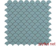 Керамическая плитка Мозаика 31,5*31,5 Matt Turquoise 6101S 0x0x0