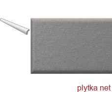 Керамическая плитка Бордюр 3*15 Pencil Bullnose Fossil Grey 26506 серый 30x150x0 матовая