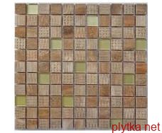 Керамическая плитка СМ 3040 С2 коричневый 300x300x9 глянцевая структурированная