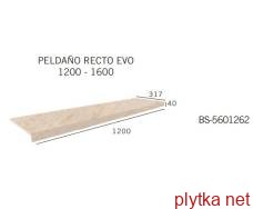 Керамическая плитка Плитка Клинкер Сходинка 31,7*120 Peldano Evolution Recto Evo Beige Stone 5601262 0x0x0