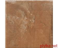 Клінкерна плитка Керамічна плитка Сходинка кутова Piatto Terra 30x30x0,9 код 8686 Cerrad 0x0x0